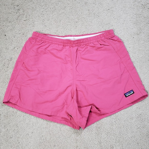 Patagonia Womens Baggie Shorts Size M Pink Outdoors Hiking Backpacking Camping - Picture 1 of 12